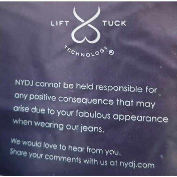 NWT's-Not Your Daughter's Jeans Straight Leg Lift Tuck Sliming Fit Denim Sz 14P - Picture 15 of 15